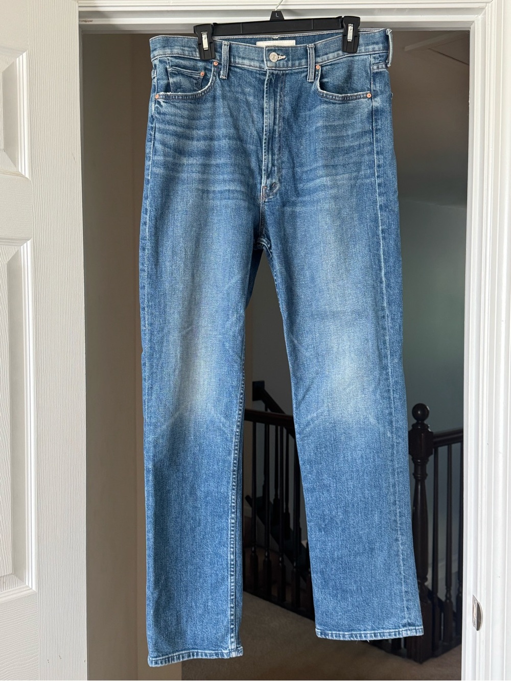 MOTHER SUPERIOR: High Waisted Rider Skimp. 17 Inch Waist / 30 Inch Inseam